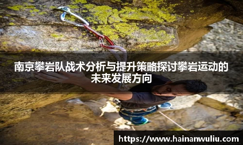 南京攀岩队战术分析与提升策略探讨攀岩运动的未来发展方向